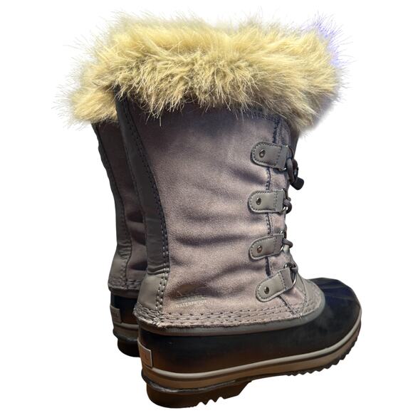 SOREL JOAN OF ARC Women's Size 7 Waterproof Snow Rain Boots Quarry - Picture 5 of 12